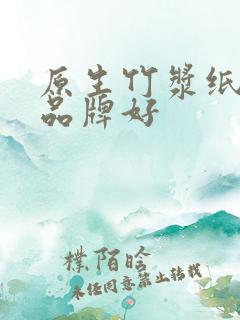 原生竹浆纸哪个品牌好