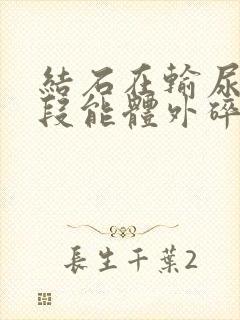 结石在输尿管下段能体外碎石吗