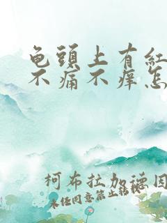 龟头上有红斑点不痛不痒怎么回事