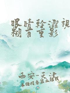 眼睛干涩视力模糊有重影