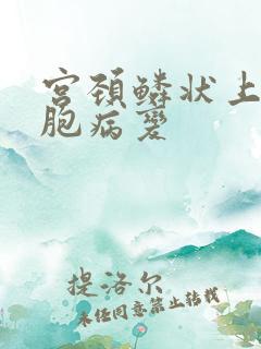 宫颈鳞状上皮细胞病变