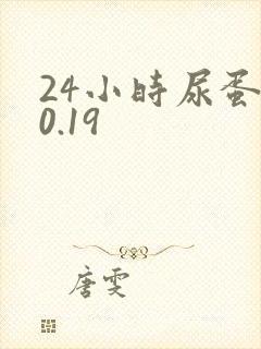 24小时尿蛋白0.19