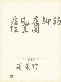 痛风在脚的哪个位置图