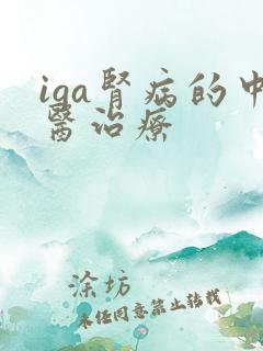 iga肾病的中医治疗