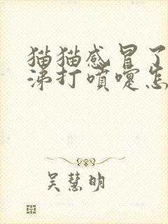 猫猫感冒了流鼻涕打喷嚏怎么办