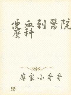 便血到医院挂什么科