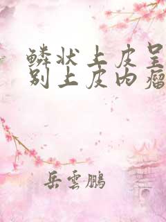 鳞状上皮呈高级别上皮内瘤