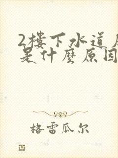 2楼下水道反水是什么原因