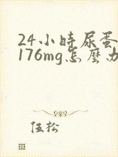 24小时尿蛋白176mg怎么办