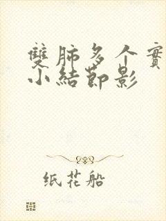 双肺多个实性微小结节影