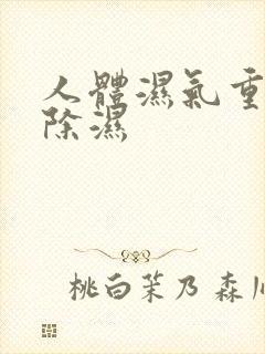 人体湿气重怎么除湿