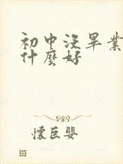 初中没毕业学点什么好