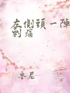 左侧头一阵一阵刺痛