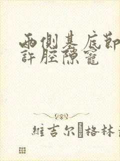 两侧基底节区少许腔隙灶