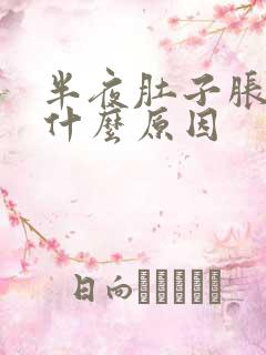 半夜肚子胀气是什么原因