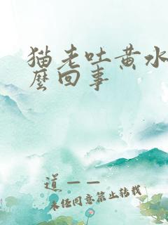 猫老吐黄水是怎么回事