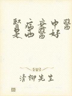 肾病衰中医好还是西医好