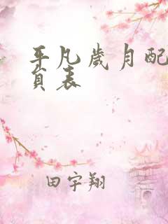 平凡岁月配角演员表