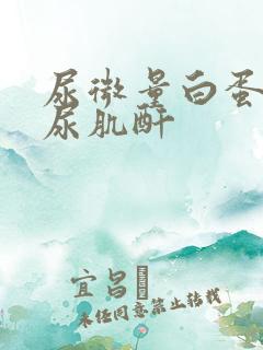 尿微量白蛋白和尿肌酐