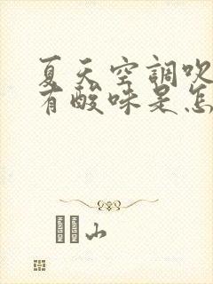 夏天空调吹的风有酸味是怎么回事