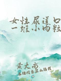 女性尿道口起了一堆小肉粒