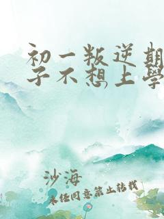 初一叛逆期的孩子不想上学怎么办