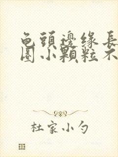 龟头边缘长了一圈小颗粒不痛不痒