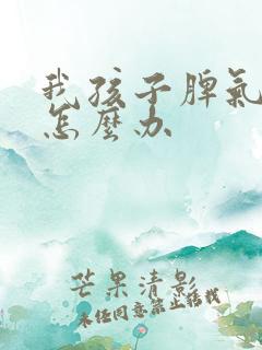 我孩子脾气暴躁怎么办