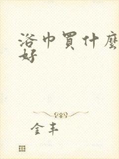 浴巾买什么牌子好