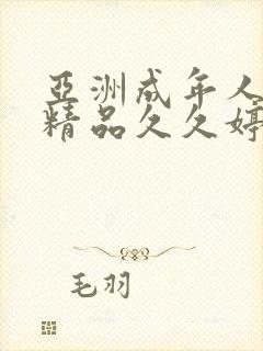 亚洲成年人午夜精品久久婷