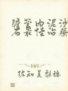 胆管内泥沙状结石最佳治疗方法