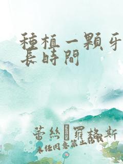 种植一颗牙需多长时间