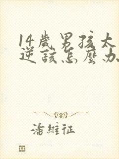 14岁男孩太叛逆该怎么办