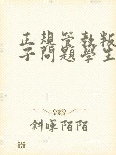 正规管教叛逆孩子问题学生学校