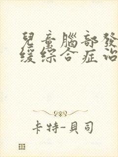 儿童脑部发育迟缓综合症治疗