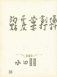 狗牙齿划伤破了点皮要打针吗