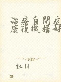 治疗自闭症那个康复机构好