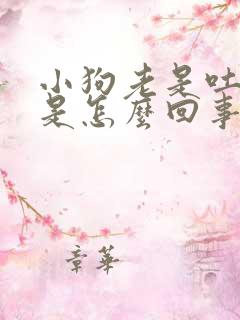 小狗老是吐黄水是怎么回事