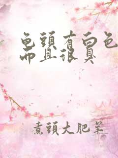 龟头有白色污垢而且很臭