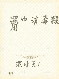 湿巾消毒杀菌医用