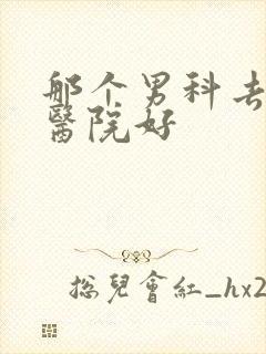 那个男科去哪家医院好