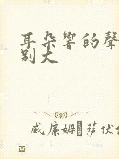 耳朵响的声音特别大