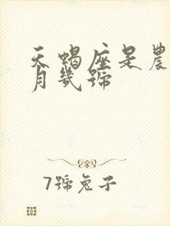 天蝎座是农历几月几号