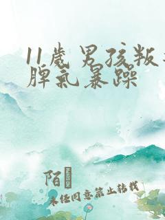 11岁男孩叛逆脾气暴躁