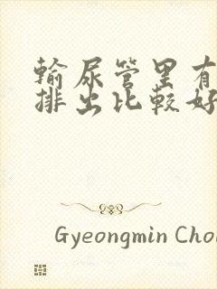 输尿管里有结石排出比较好的方法