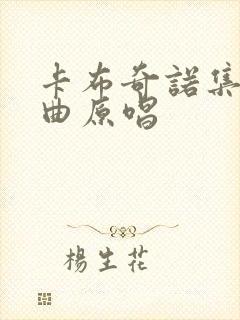 卡布奇诺集市歌曲原唱