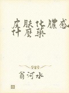 皮肤化脓感染用什么药