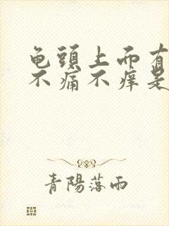 龟头上面有红点不痛不痒是什么原因