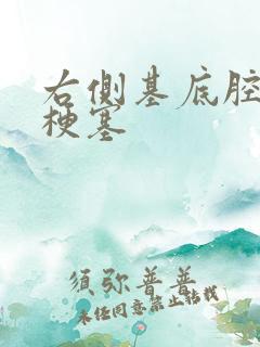 右侧基底腔隙性梗塞