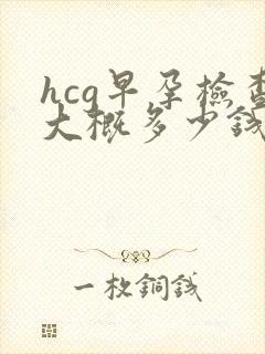 hcg早孕检查大概多少钱